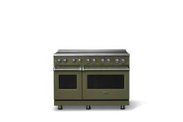Viking - 48 in. Wide 6 Elements Pro 5 Series 7.3 Cu. Ft. Freestanding 6 Element Induction Convection Range - Martini