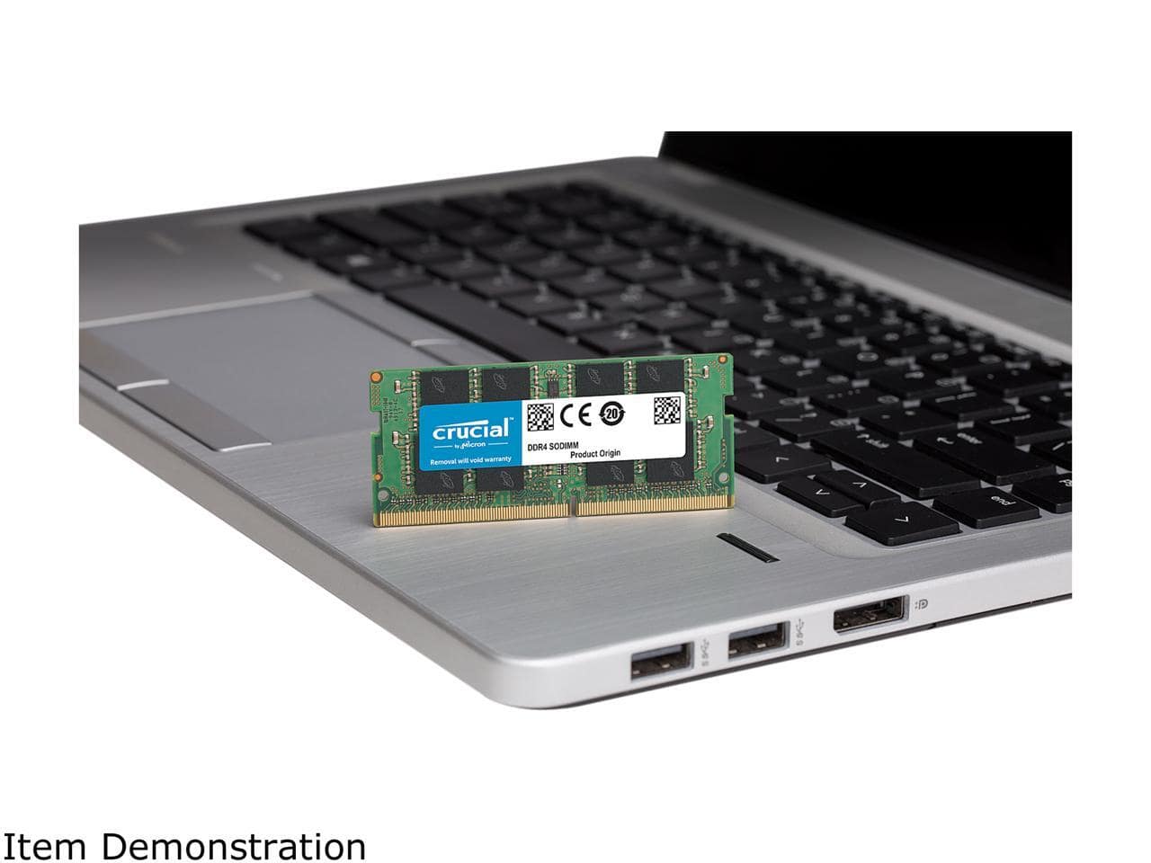 Crucial 32GB Single DDR4 3200 MT/s CL22 SODIMM 260 Pin Memory