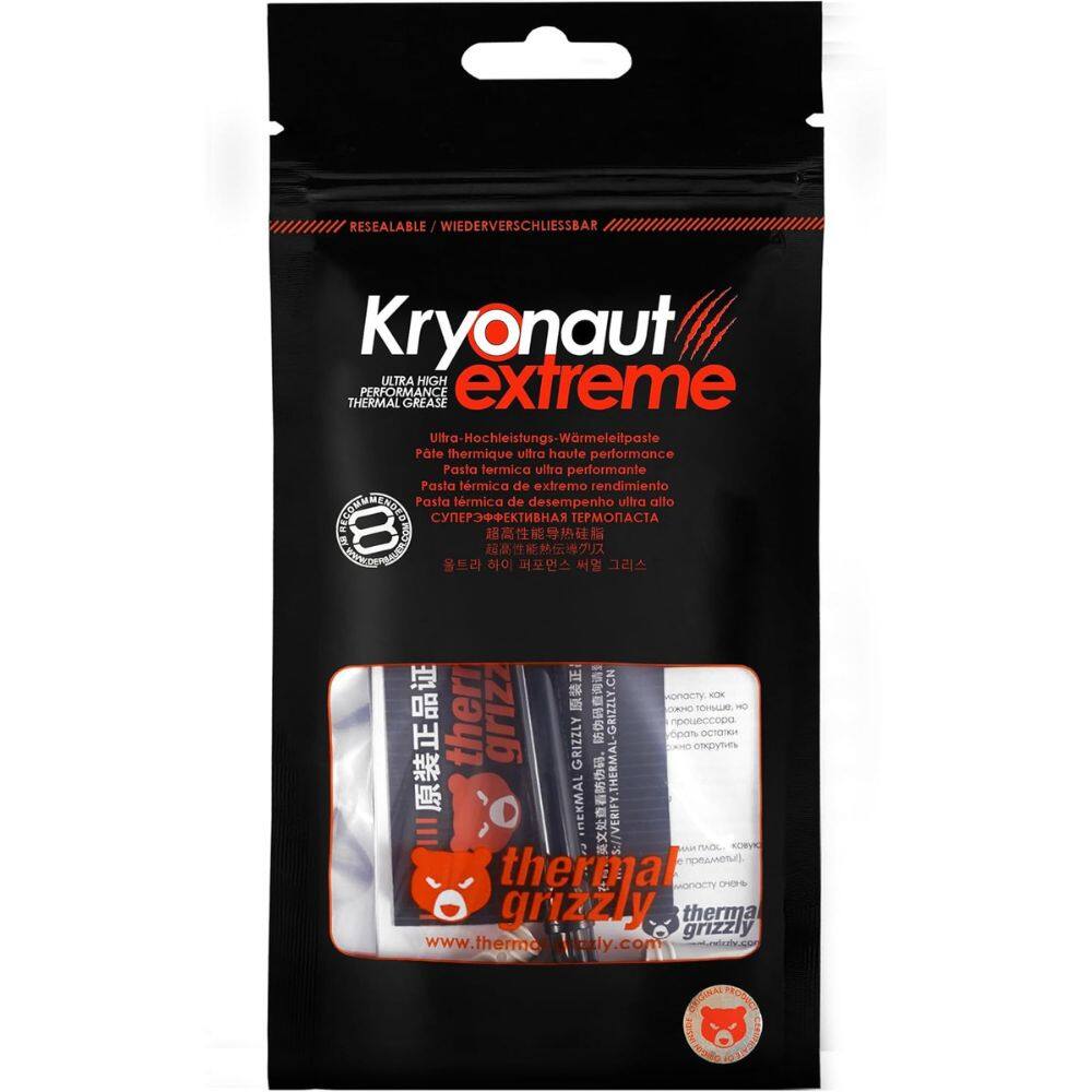 Thermal Grizzly Kryonaut Extreme 2g Thermal Paste Combo with 12