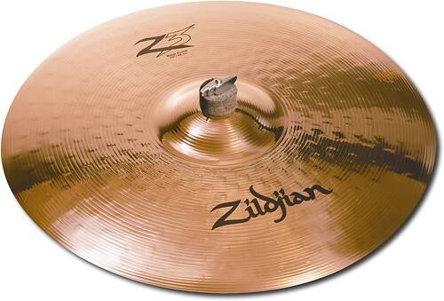 Angle Standard. Zildjian - Z3 19" Rock Crash Cymbal - Bronze.