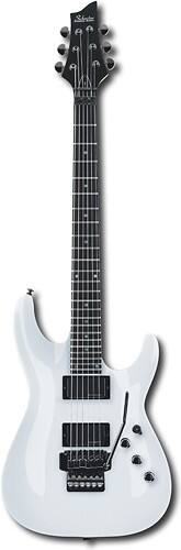 Front Standard. Schecter - C1 FR 6-String Full-Size Electric Guitar - Gloss White.