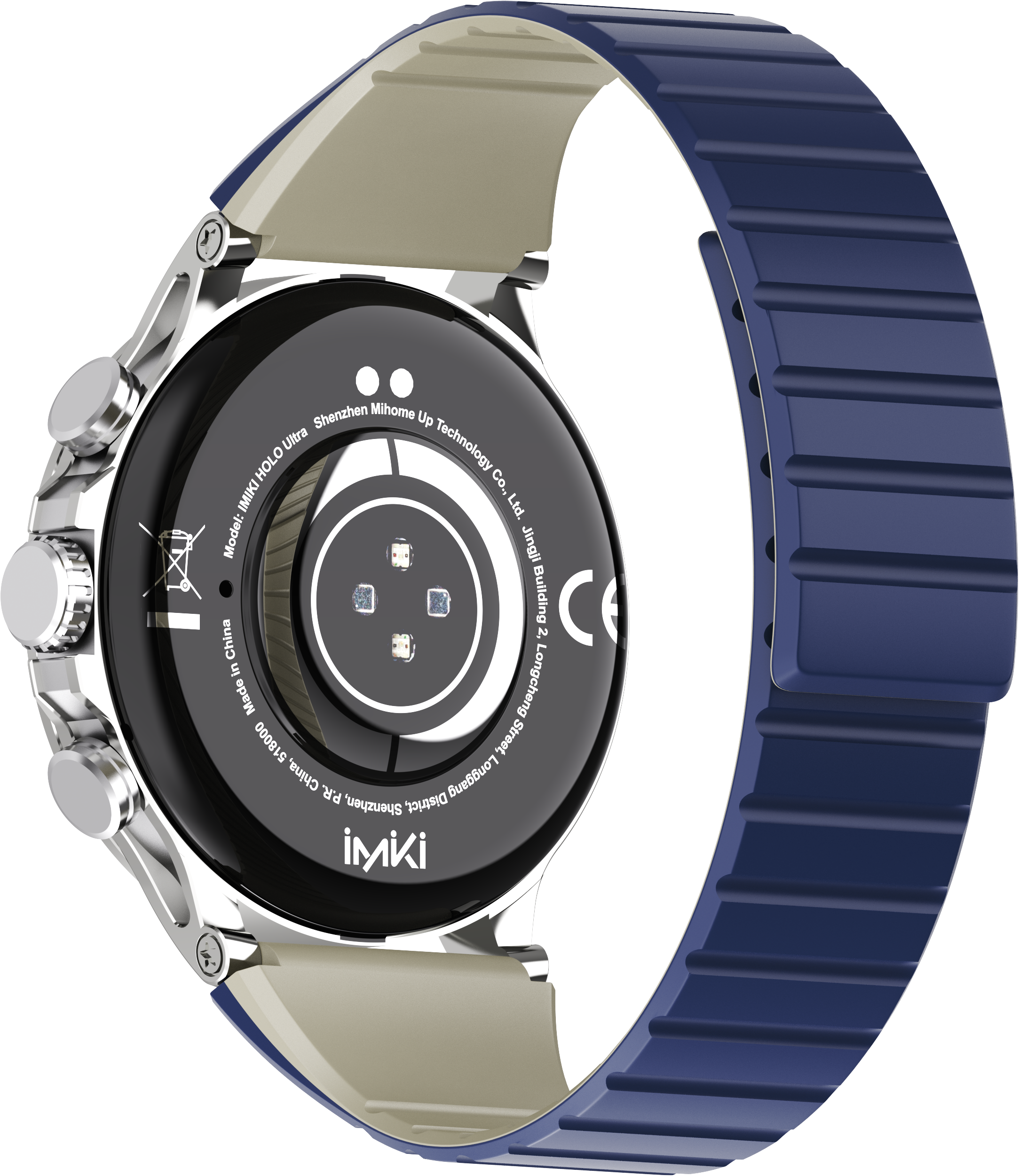 Shenzhen Mihome Up Technology Co., Ltd.  
Model: IMIKI HOLO Ultra  
Made in China  
Jingji Building C 2, Longcheng 518000, Longgang District, Shenzhen, China  
iMKi