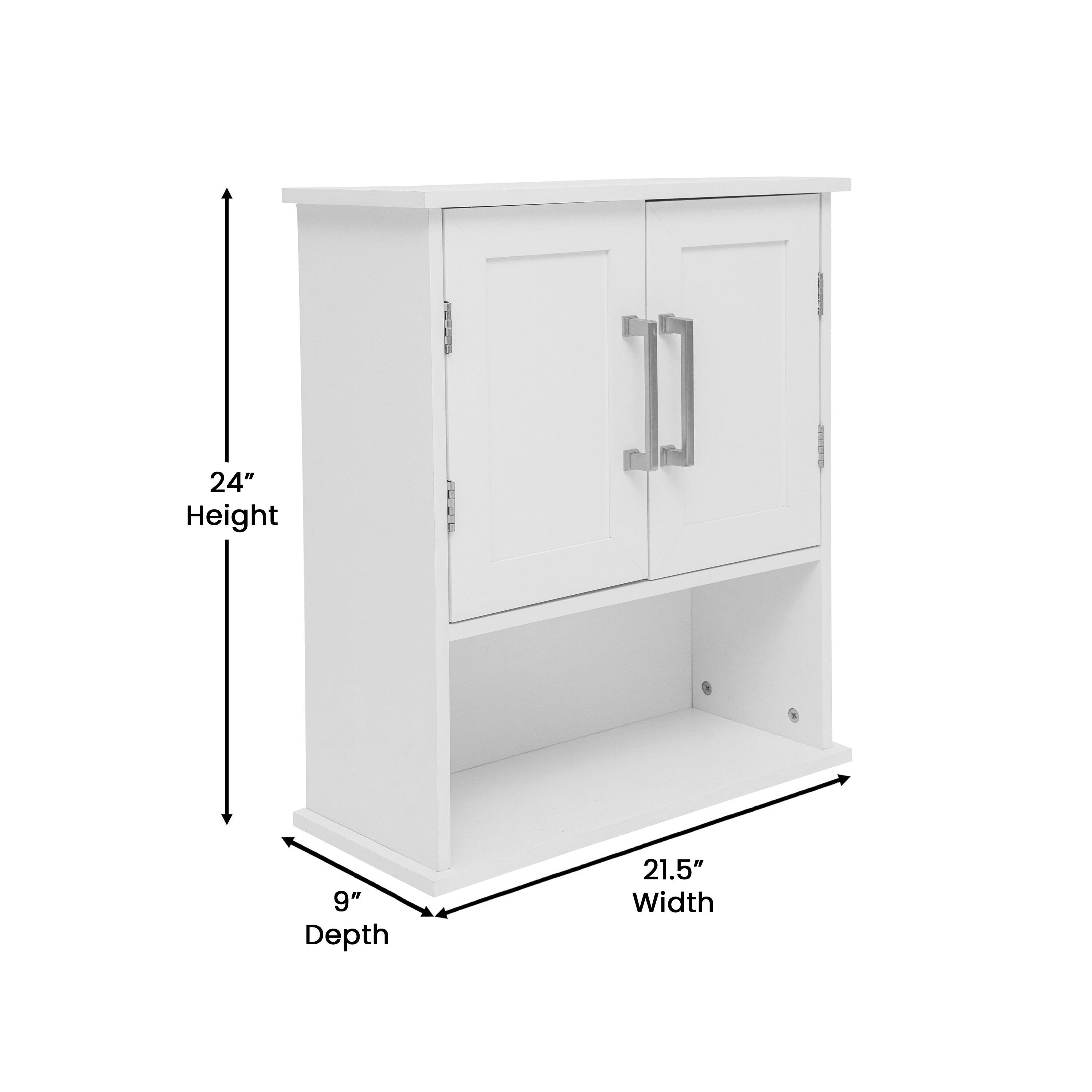 24" Height  
9" Depth  
21.5" Width