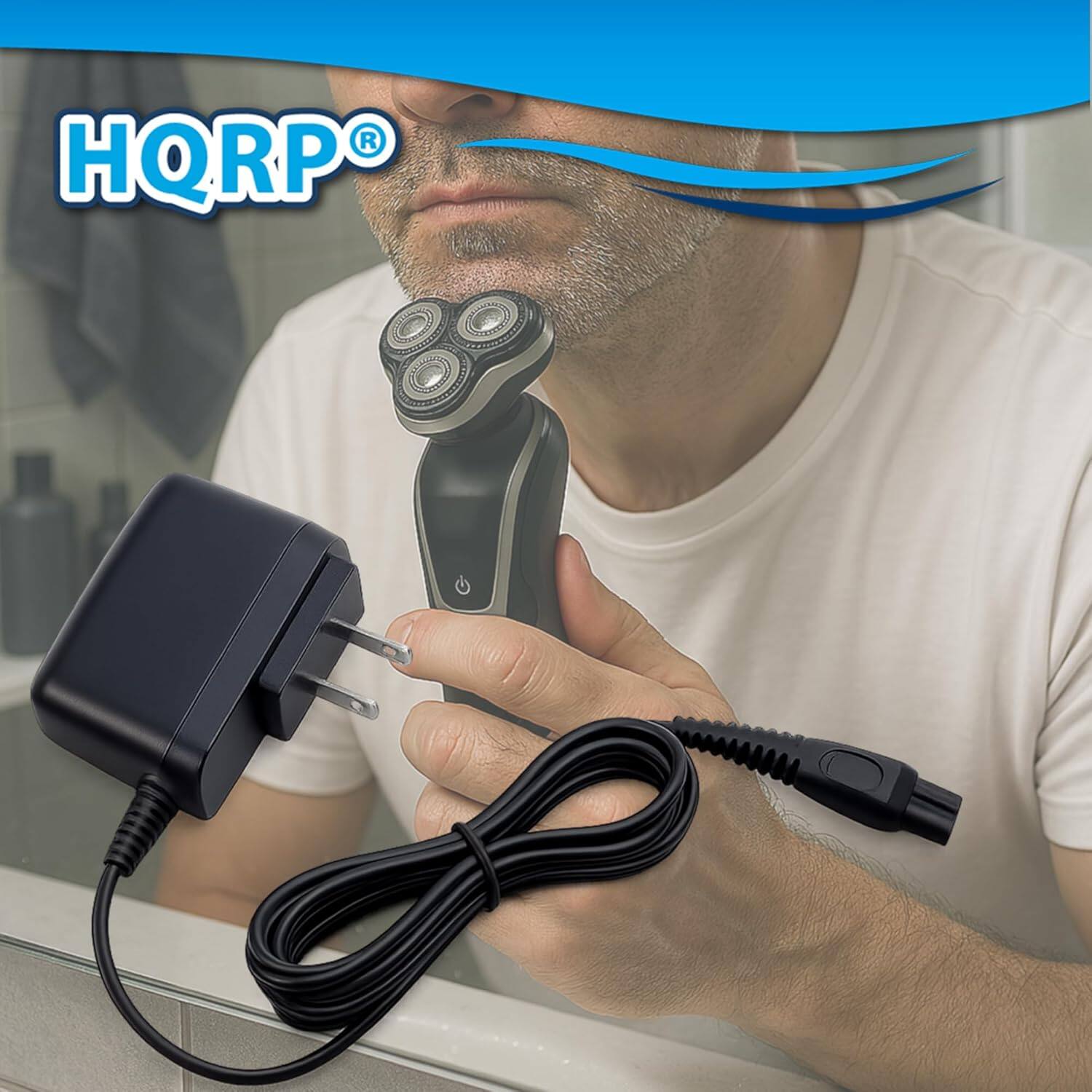 Alt View 3. HQRP - HQRP 15V AC Adapter for Philips Norelco 3100 3500 9000 9700 Series S9721 AT811 7885XL 7886XL 8020X 8040X Shaver Charger.