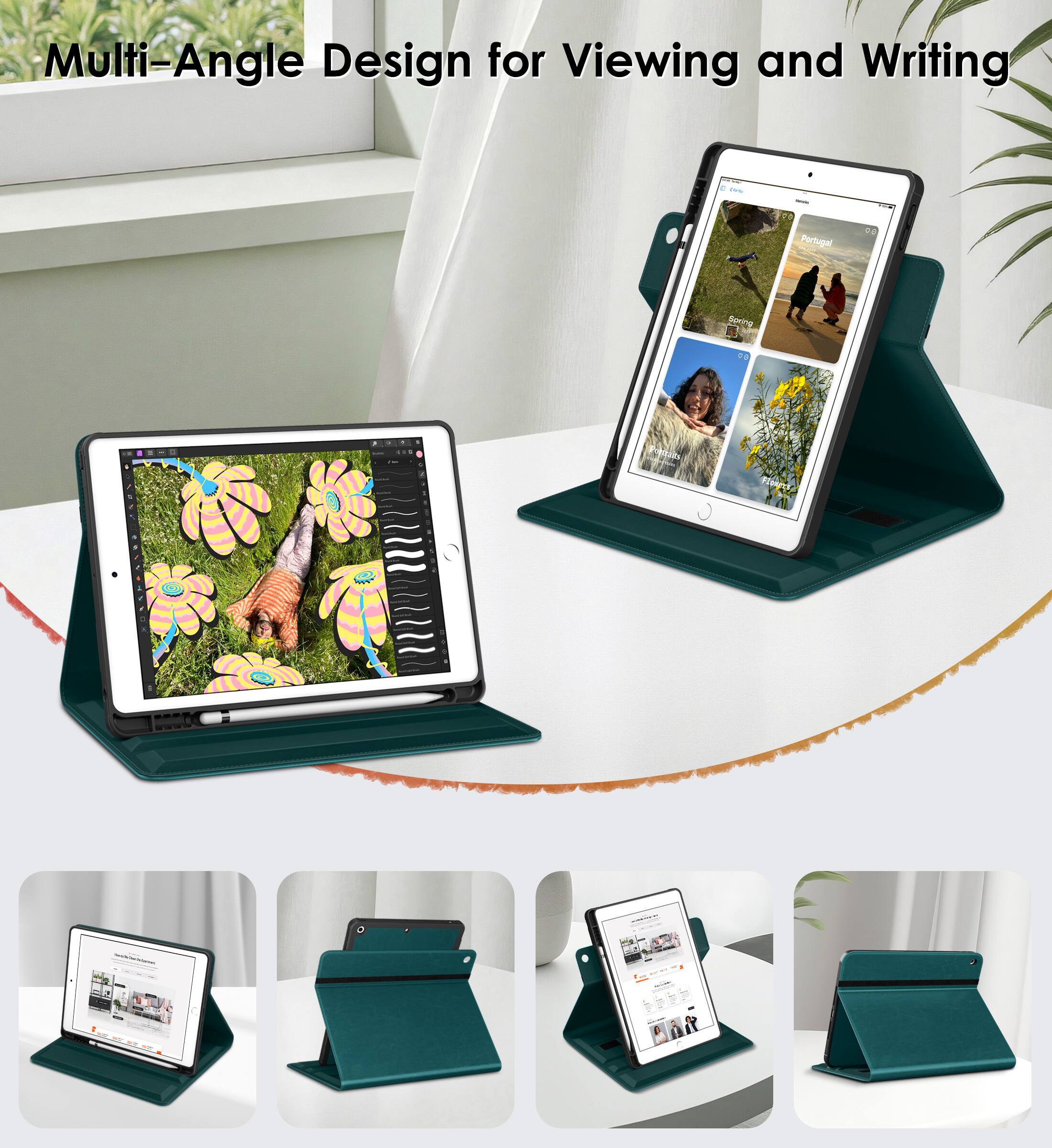Multi-Angle Design for Viewing and Writing.