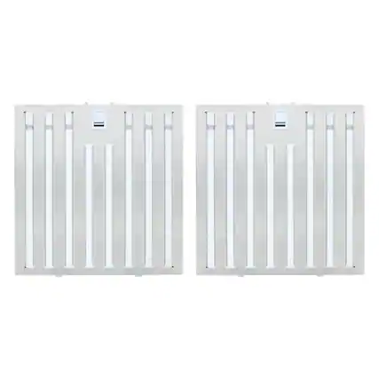 Front. Zephyr - Hybrid Baffle Filter Kit for Range Hoods - Stainless Steel.