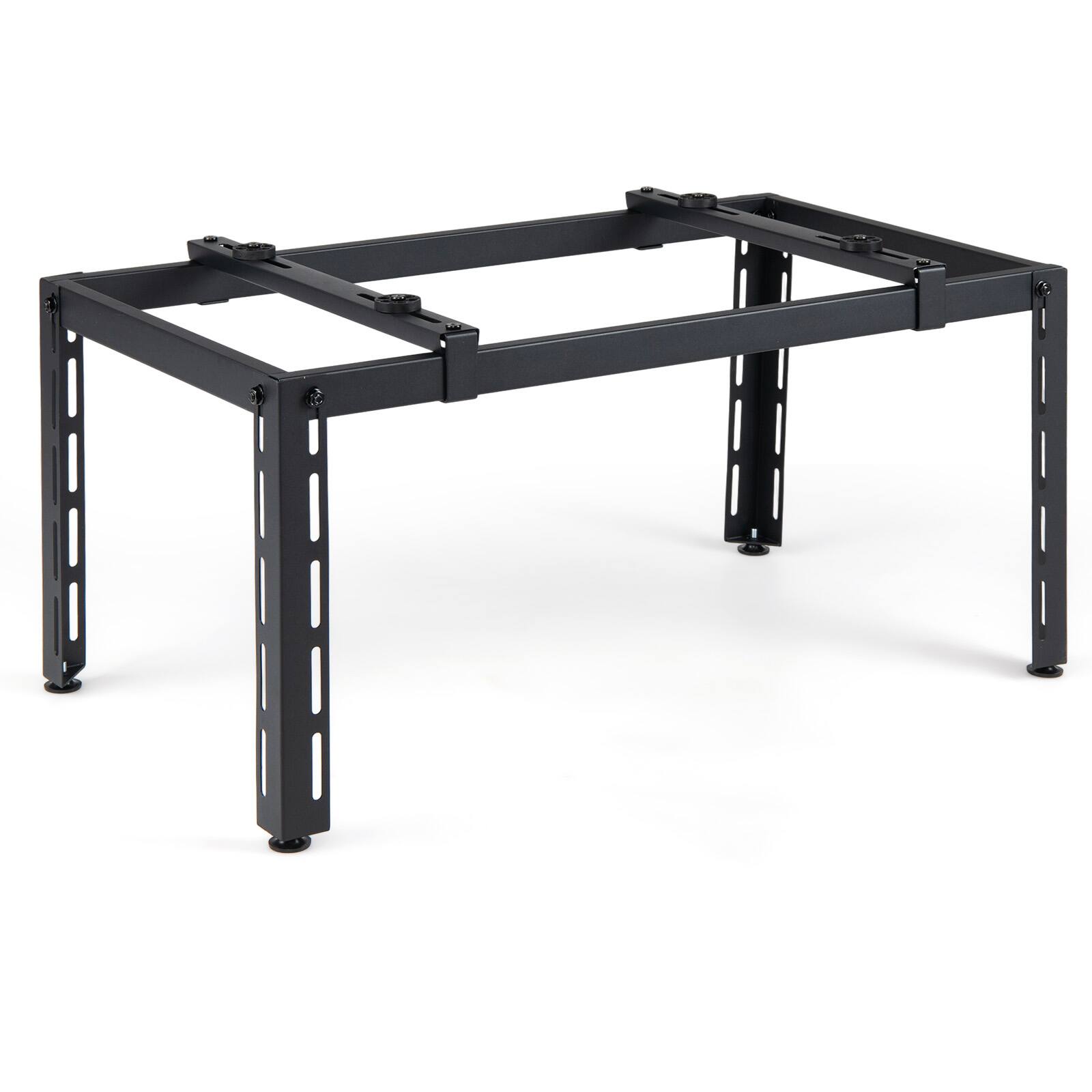 Alt View 9. Costway - Costway Mini Split Ground Stand, Anti-Vibration Condenser Stand with Adjustable Height - Black.
