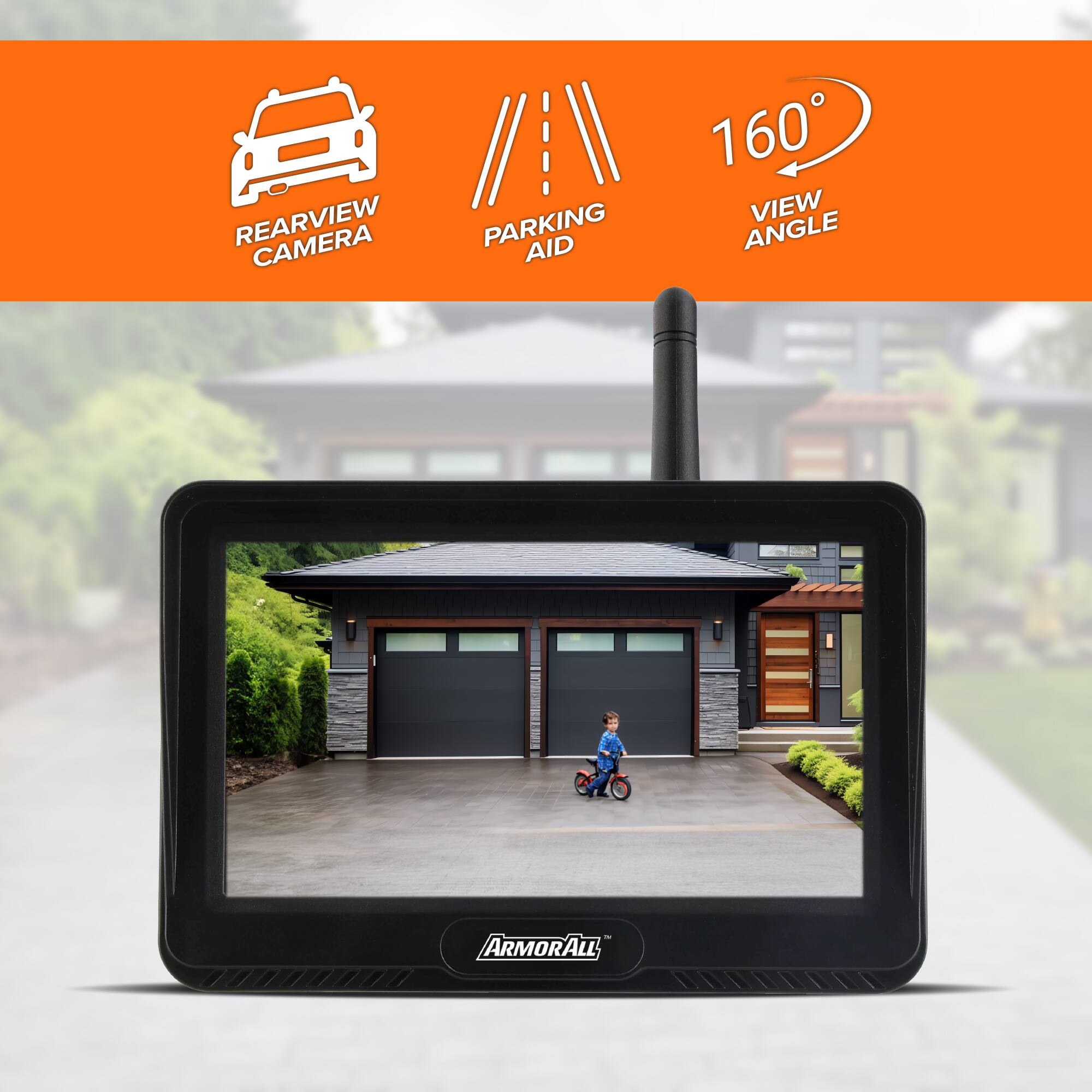 REARVIEW CAMERA  
PARKING AID  
160° VIEW ANGLE  
ARMORALL