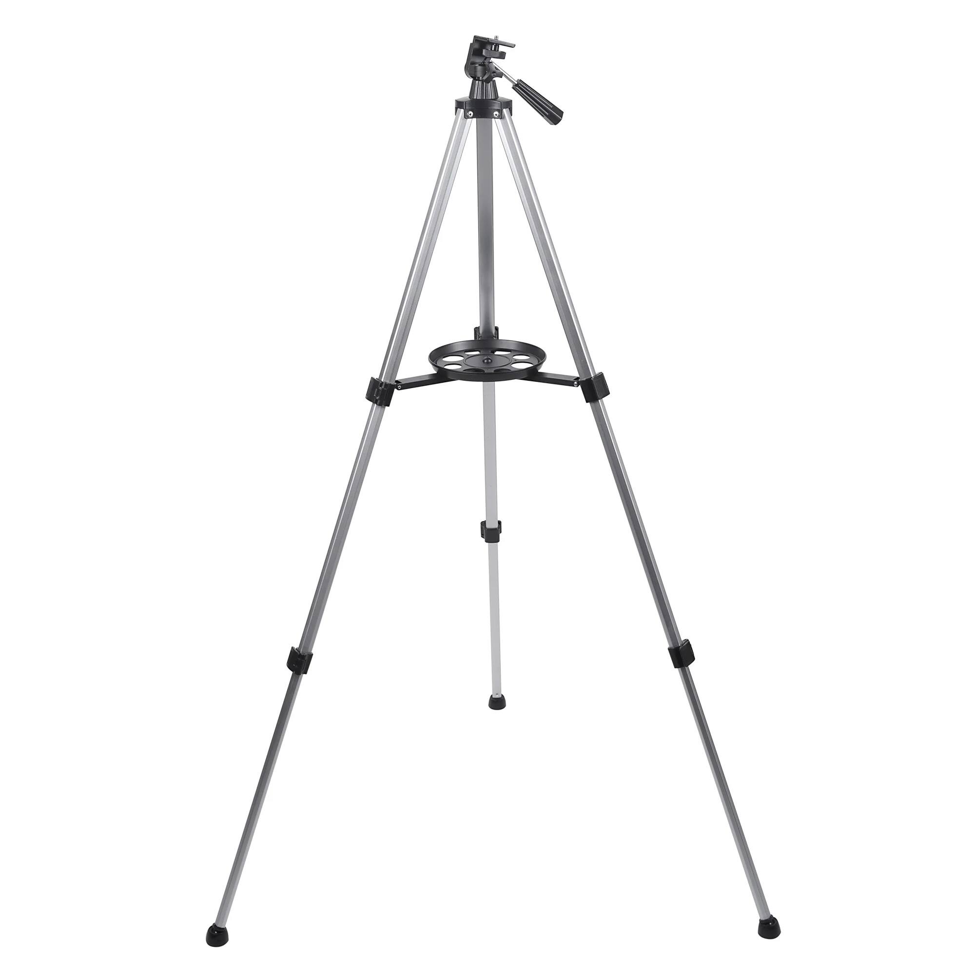 Alt View 4. National Geographic - National Geographic SKY VIEW 70 70mm Refractor Telescope with Panhandle Mount - White.