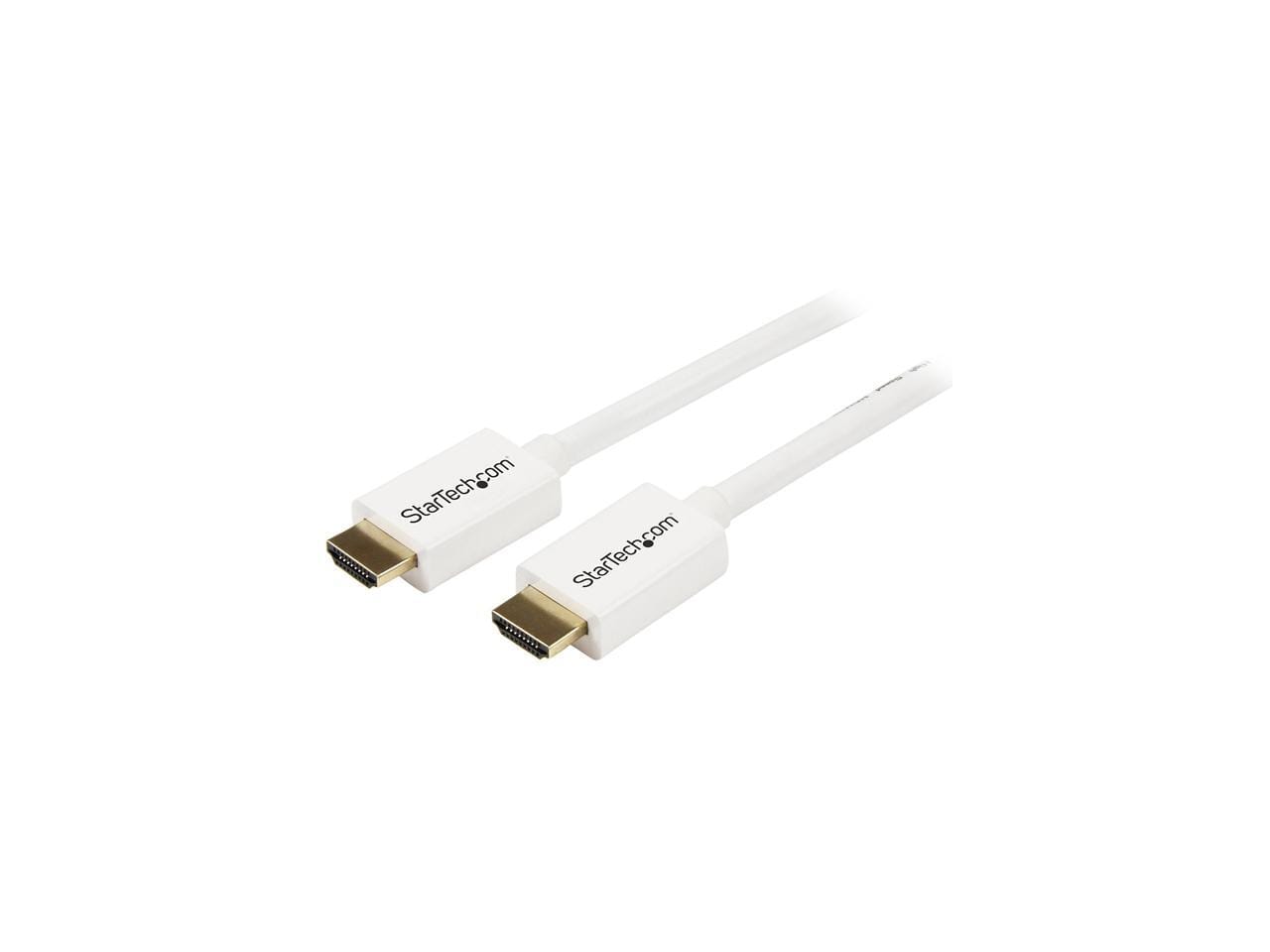 StarTech.com - HD3MM7MW 7m White CL3 In-wall HDMI Cable - 4K Ultra HD, HDMI M/M, Gold-Plated