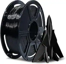 Flashforge - HS PETG 1.75mm High-Speed Filament - 600mm/s, Anti-Tangle, Low Shrinkage, Fits Most 1.75mm 3D Printers - Black