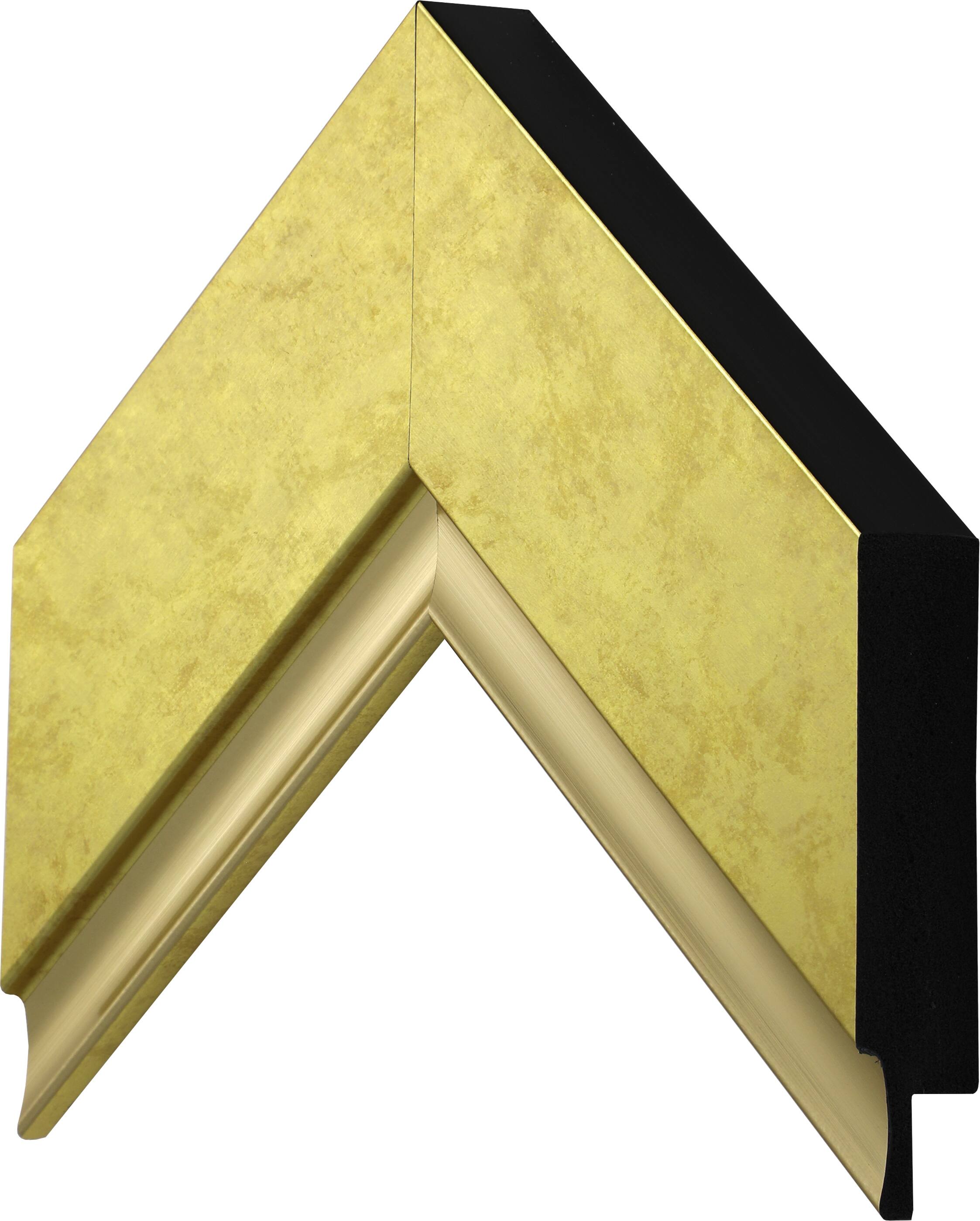 Alt View 14. Deco TV Frames - Premiere Bezel for Samsung the Frame TV - 65" - Contemporary Gold.
