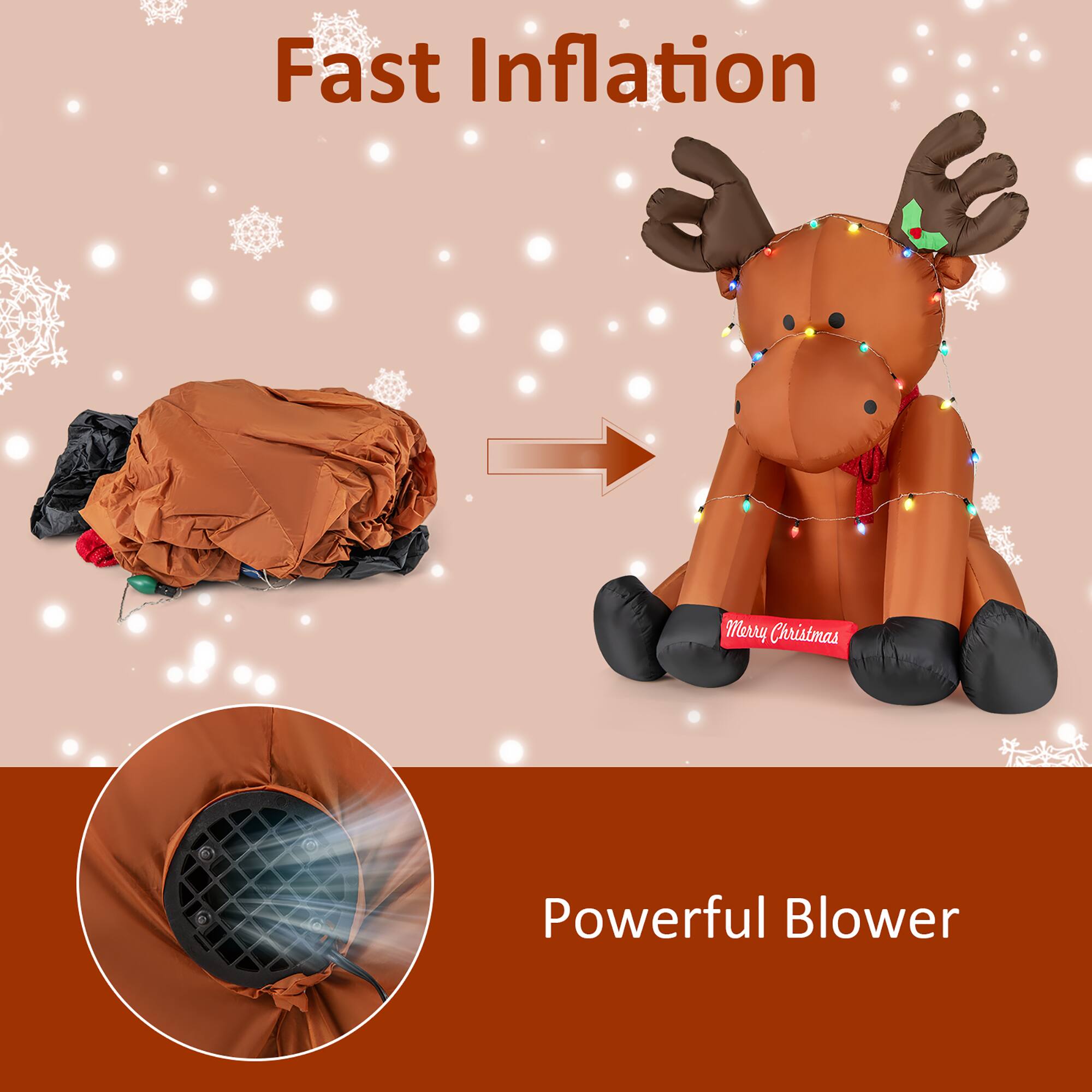 Fast Inflation  
Powerful Blower  
Merry Christmas
