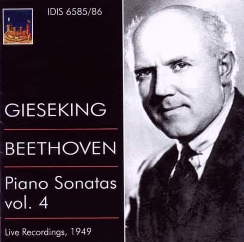 Beethoven / Gieseking - Pno Sons  - COMPACT DISCS