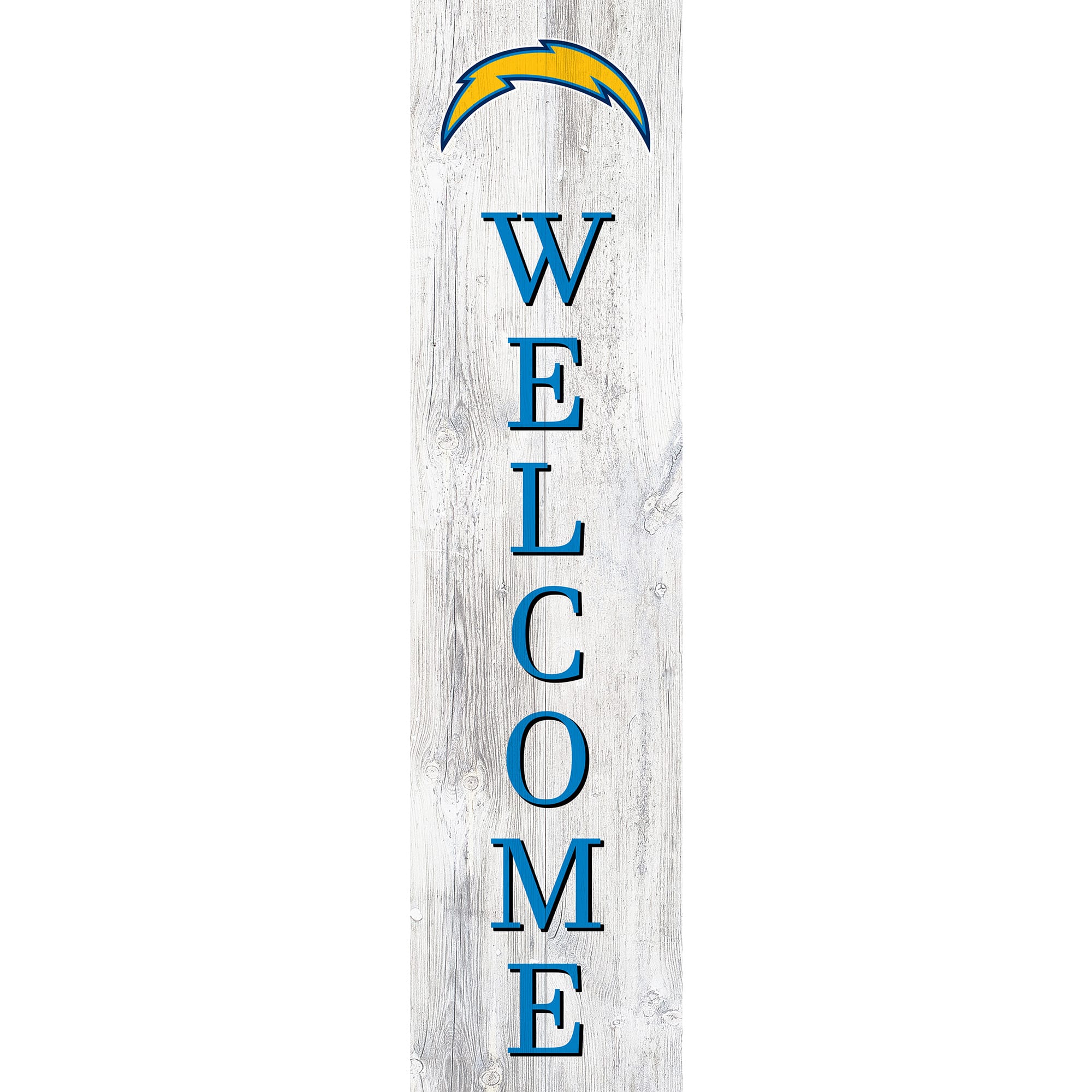 Fan Creations - Los Angeles Chargers 48'' Welcome Leaner - Multicolor price history on PriceWatchPro