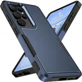 Kitcheniva - Phone Cover Shockproof For Samsung Galaxy S25 Plus Dark - Blue