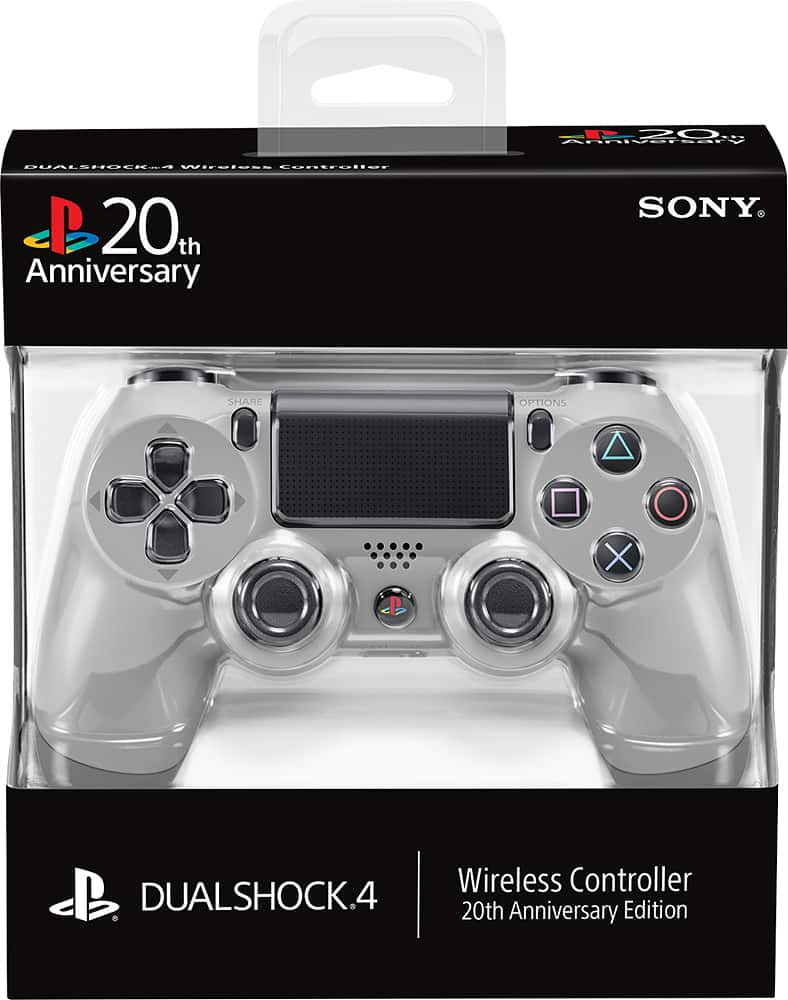 Alt View 13. Sony - 20th Anniversary Edition DUALSHOCK 4 Wireless Controller for PlayStation 4 - Gray.