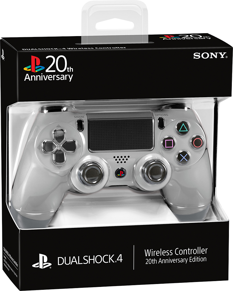 Best Buy: Sony 20th Anniversary Edition DUALSHOCK 4 Wireless Controller for PlayStation  4 Gray 3001074