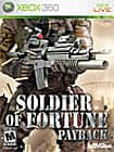 Front Detail. Soldier of Fortune: Payback - Xbox 360.