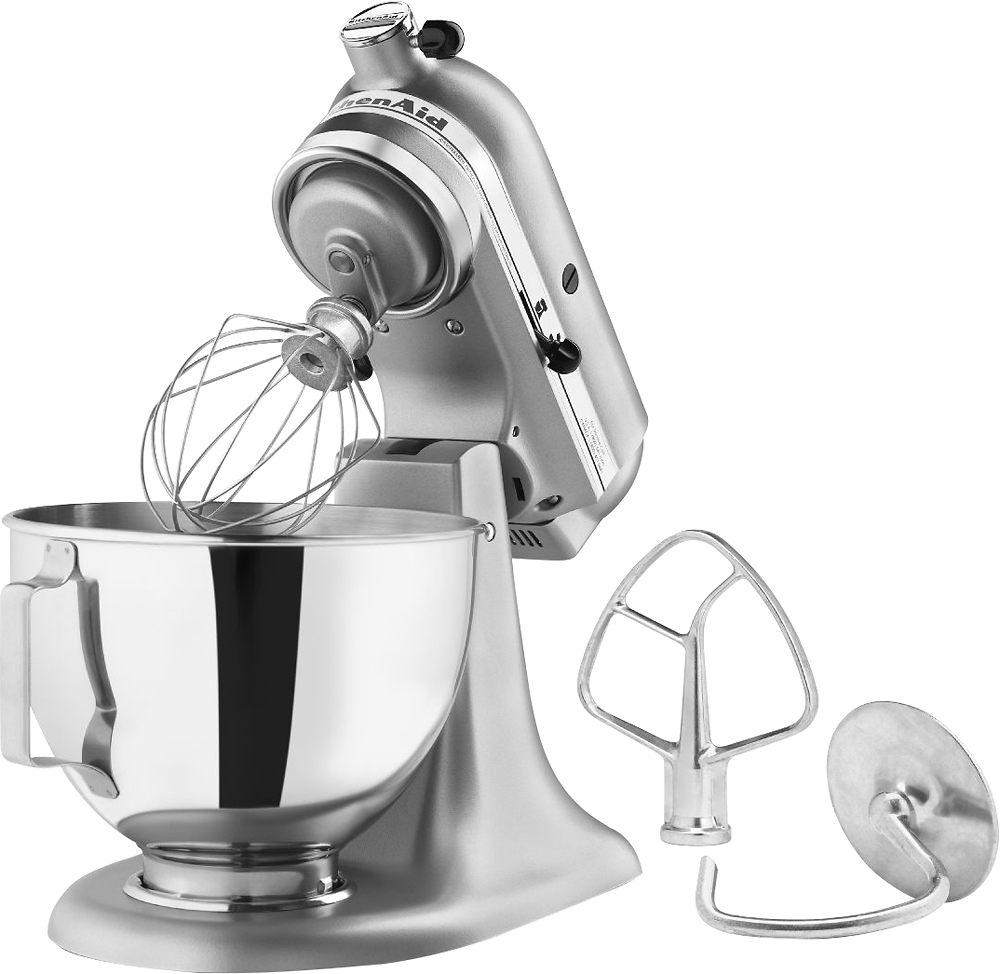 KitchenAid Deluxe 4.5 Qt. Tilt-head Stand Mixer, Silver (KSM97SL) 🔥‼️✓  883049599755