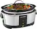 Angle. Crock-Pot - 6-Quart WeMo Enabled Smart Slow Cooker - Silver.