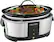 Front. Crock-Pot - 6-Quart WeMo Enabled Smart Slow Cooker - Silver.