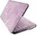 Front Standard. HP - Mini Netbook with Intel® Atom™ Processor, Mouse and Case - Pink Chic.