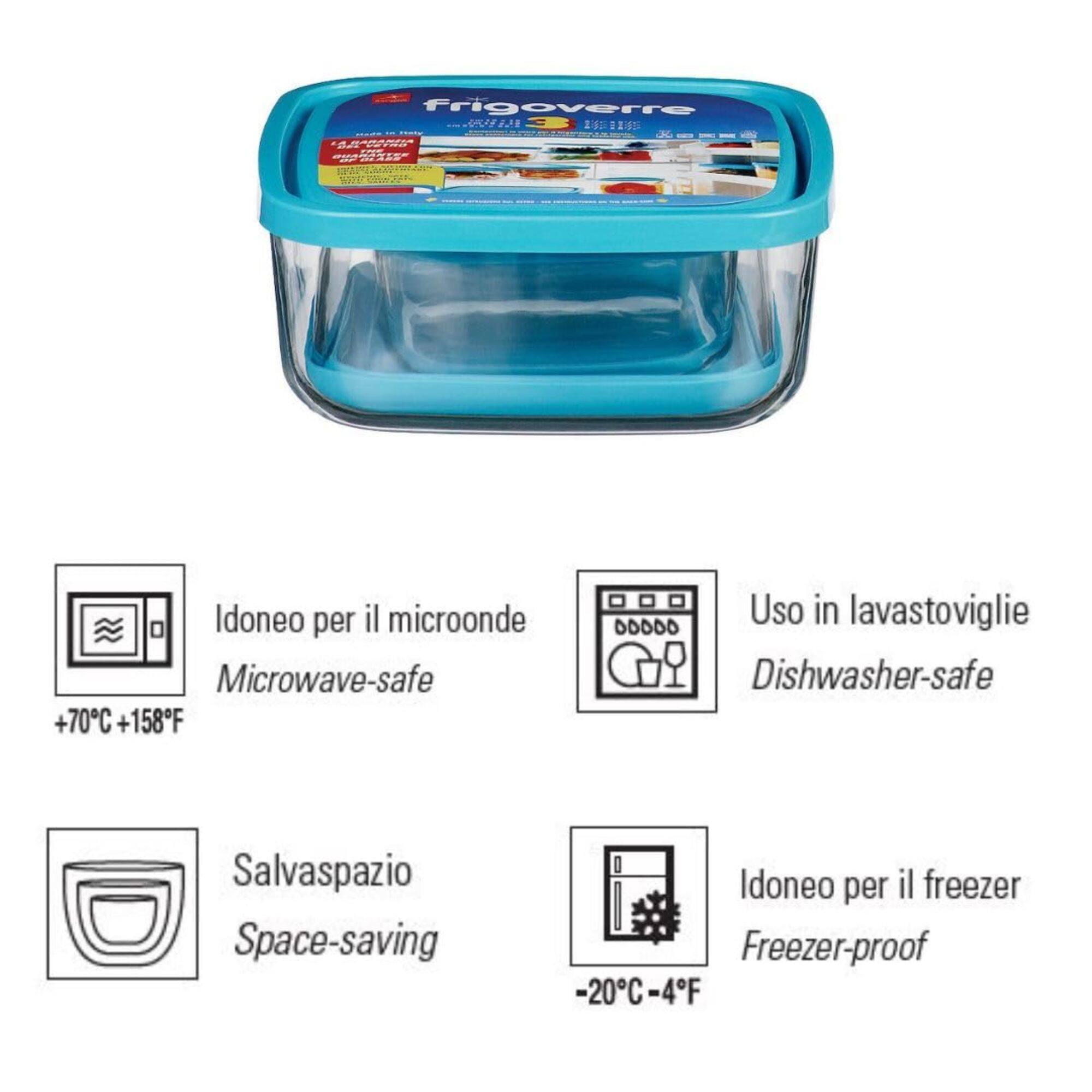 frigoverre IA 32S  
Microwave-safe +70°C +158°F  
Dishwasher-safe  
Space-saving  
Freezer-proof -20°C -4°F