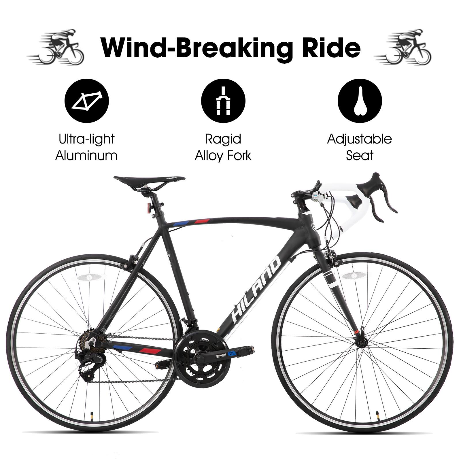 Wind-Breaking Ride  
Ultra-light Aluminum  
Rigid Alloy Fork  
Adjustable Seat