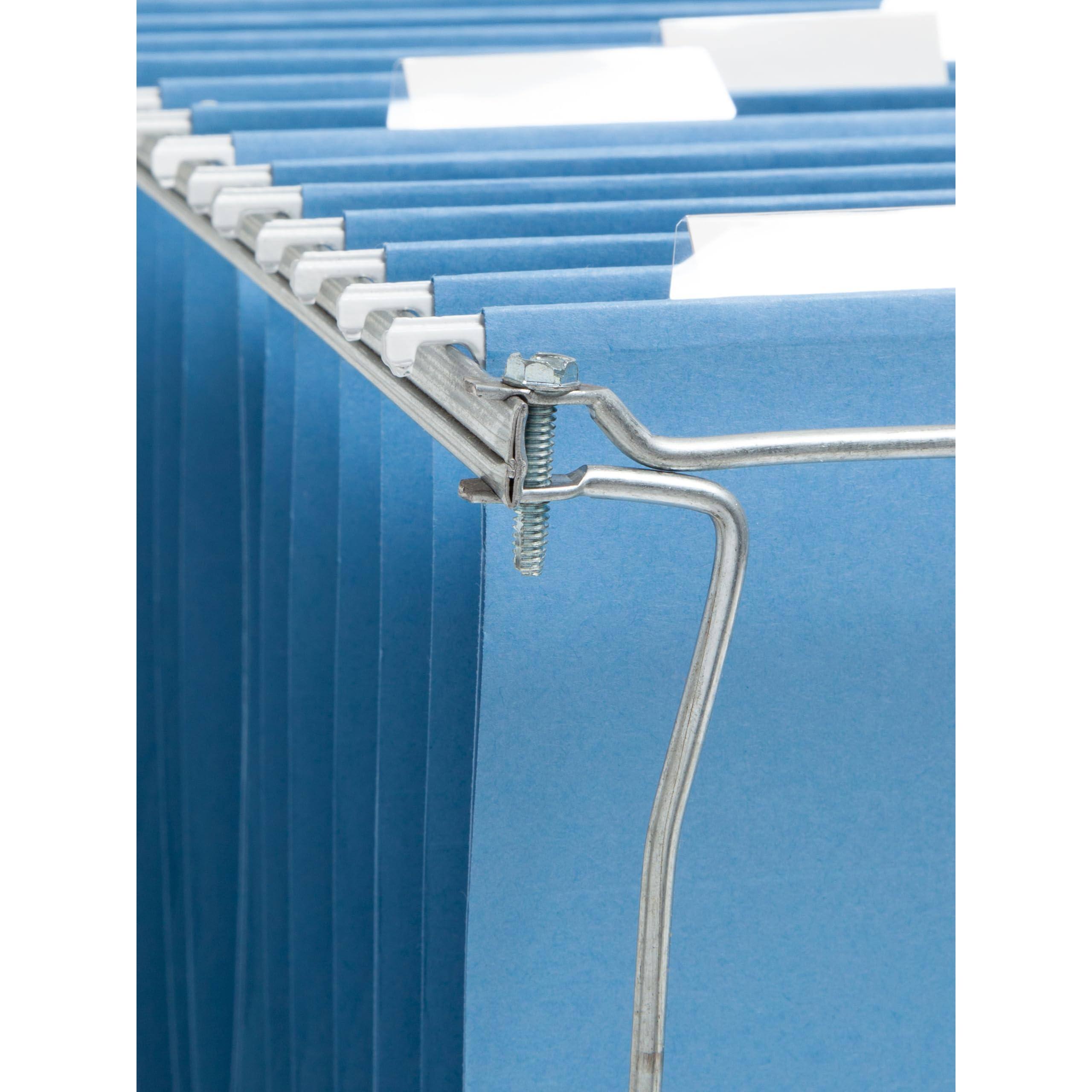 2 Packs File Folder Frame, File Organizer,File Cabinet Rails Adjustable 11 To 17 4 Inches