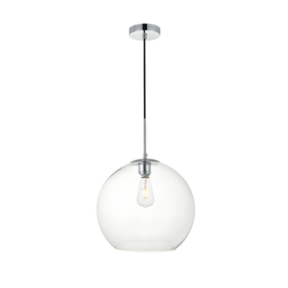 Living District - Baxter 1 Light Chrome Pendant With Clear Glass - Chrome And Clear price history on PriceWatchPro