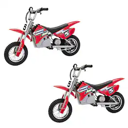 Razor - MX350 Dirt Rocket Electric Motocross Motorcycle Dirt Bike (2 Pack) - Red