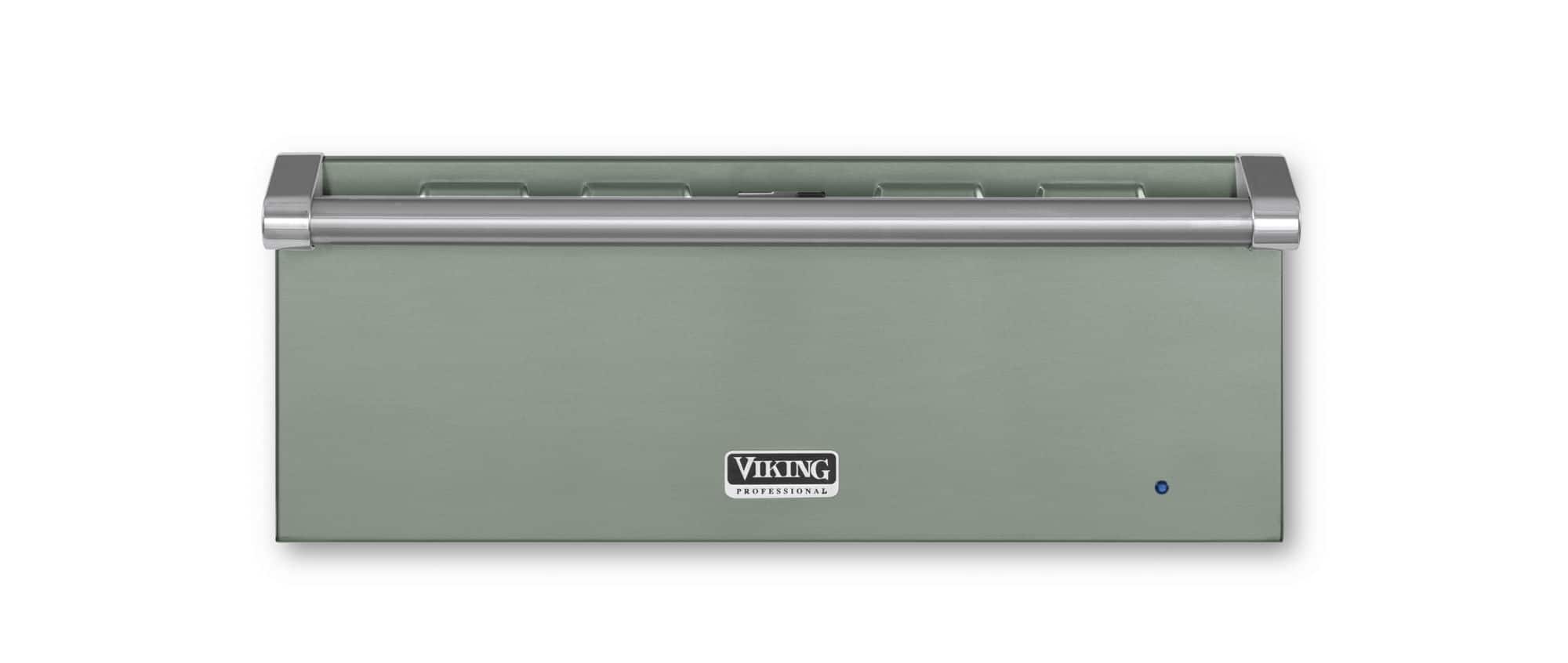 27" Viking 5-Series Warming Drawer - Eucalyptus - Front_Zoom