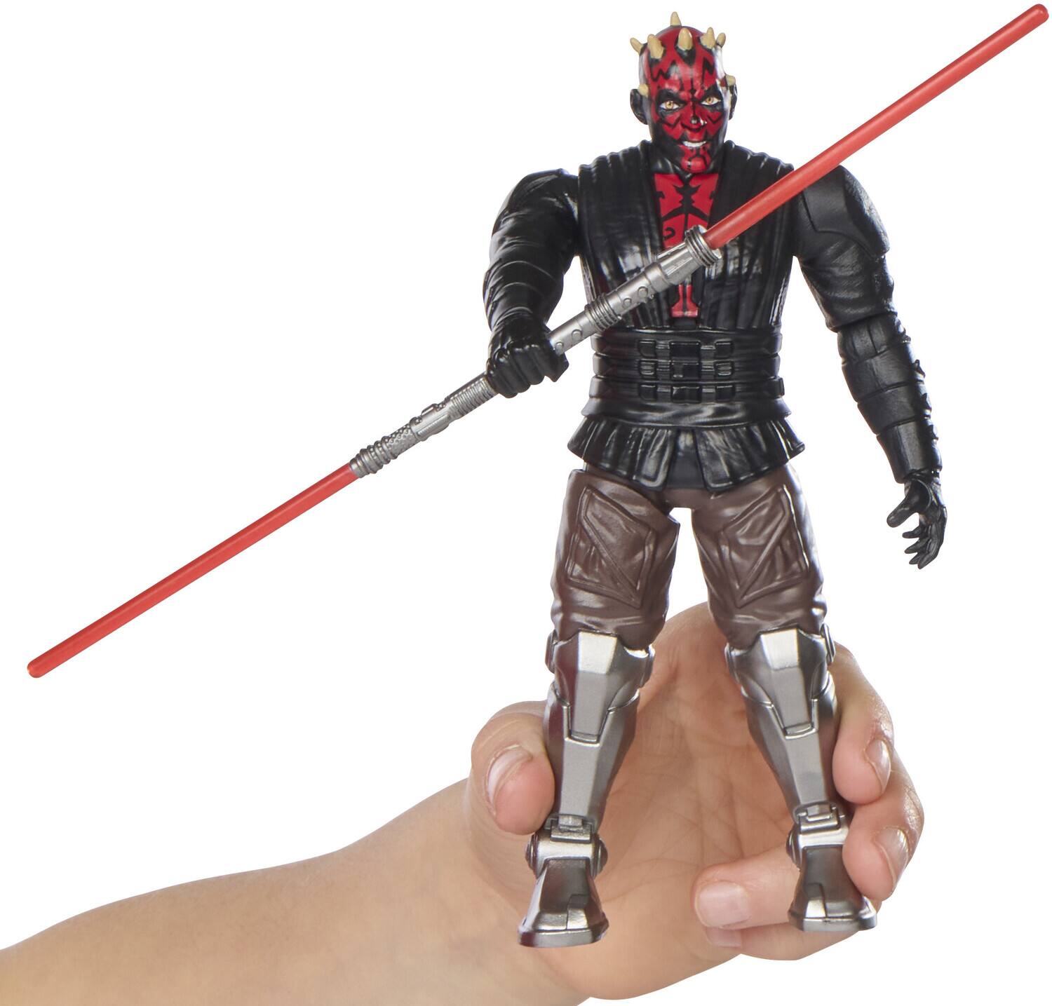Alt View 1. Hasbro - Star Wars - Action FX - Darth Maul Action Figure with Sound   - COLLECTIBLES - Multicolor.