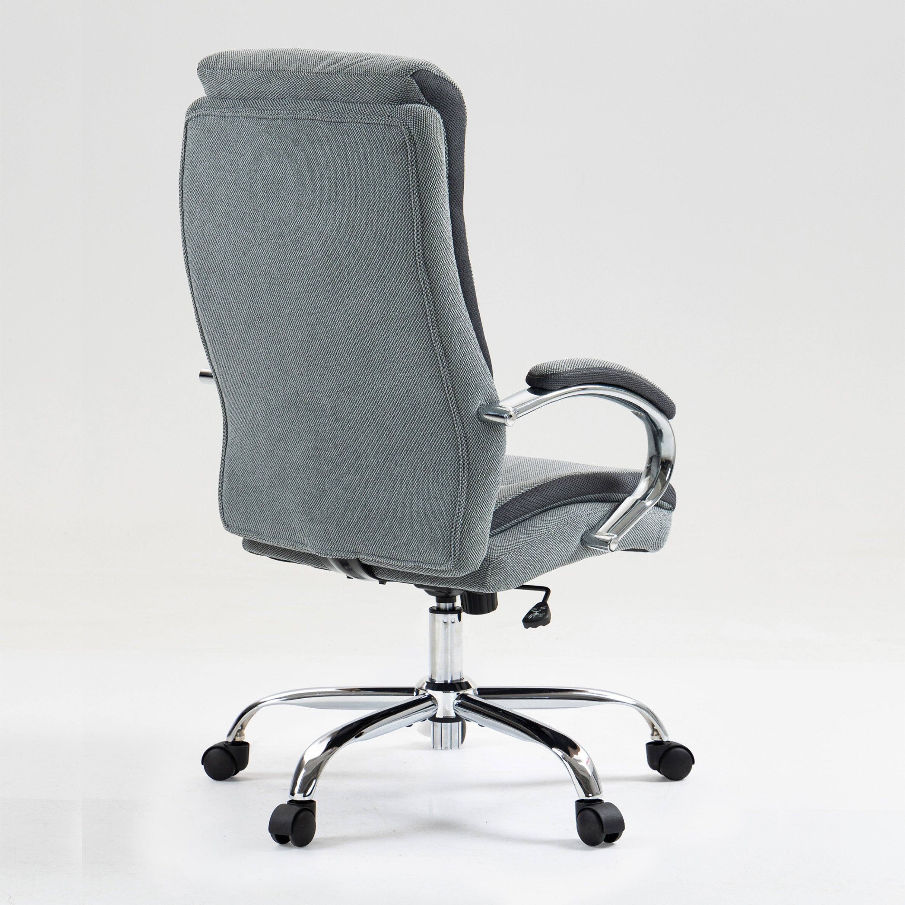 Alt View 5. Boyel Living - High Back Ergonomic Adjustable Office Chair Grey - Gray.