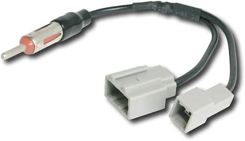 Front. Scosche - KIA/Hyundai 2008-Up Antenna Adapter - Black.