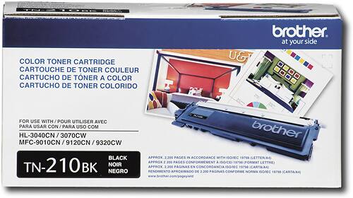Alt View 1. Brother - TN-210BK Toner Cartridge - Black.