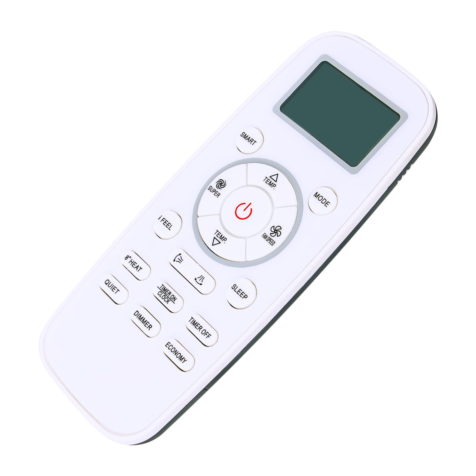 SMART  
SUPER TEMP FEEL IF TEMP FANSPEED & HEAT  
QUIET CLOCK TIMER ON SLEEP DIMMER TIMER OFF ECONOMY MODE