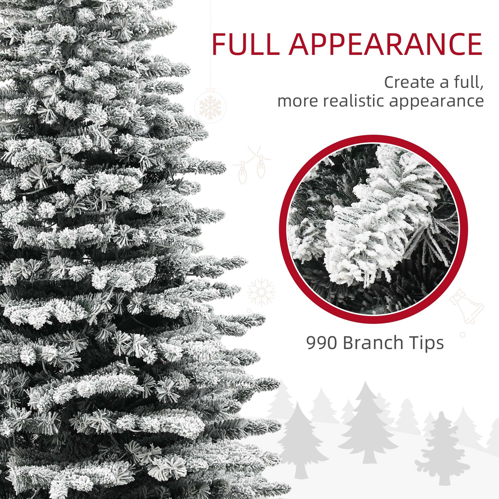 FULL APPEARANCE  
Create a full, more realistic appearance  
990 Branch Tips