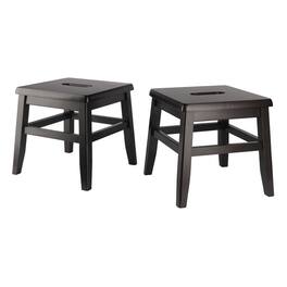 FurniFact - 2-PC Conductor Stool Set - Coffee