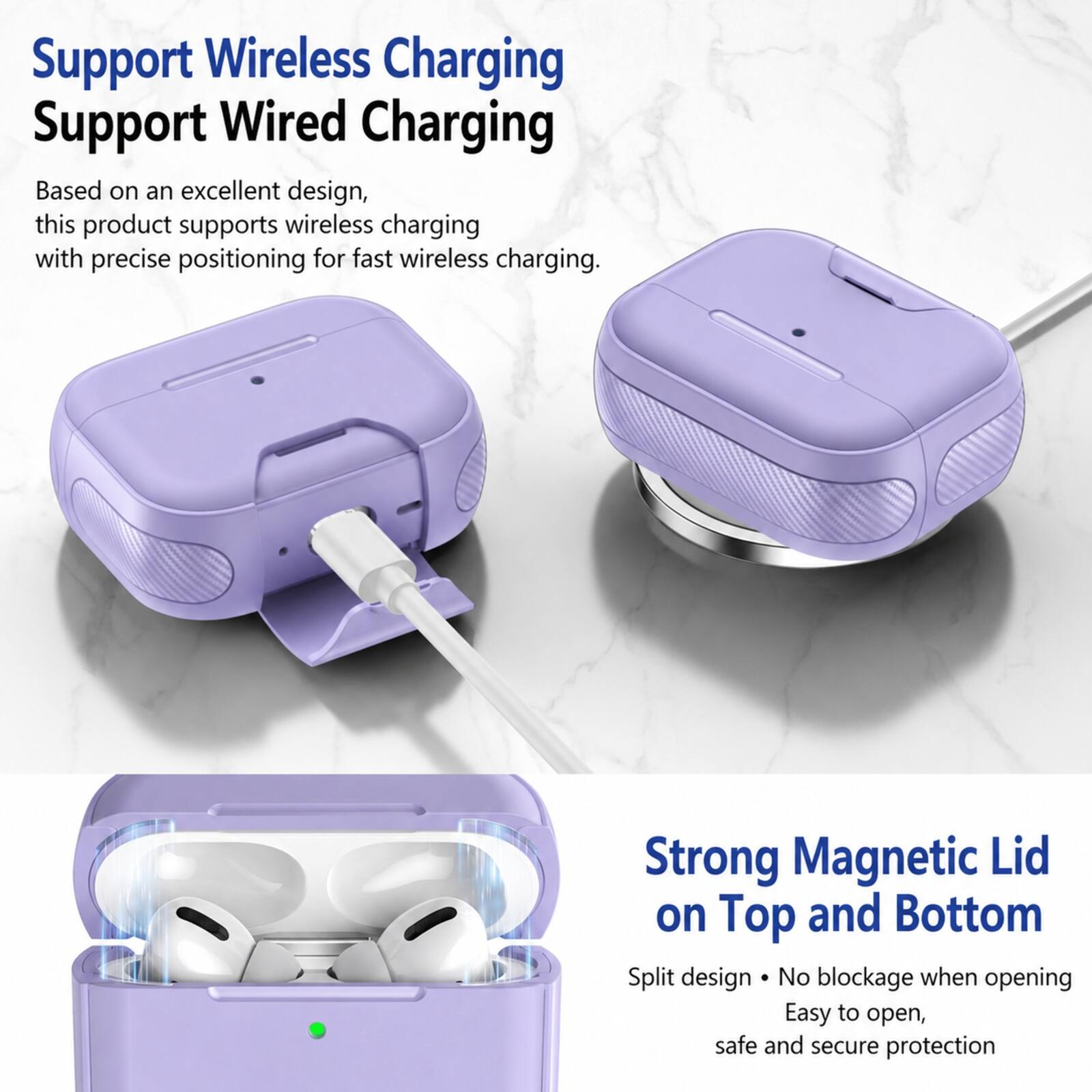 UUCOVER Case for Apple AirPods 5 / AirPods 4 with Lanyard,Shockproof ...