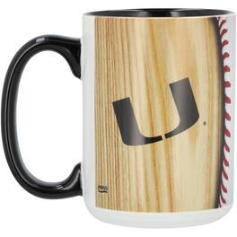 Indigo Falls - Miami Hurricanes 15oz. Baseball Mug - Multicolor