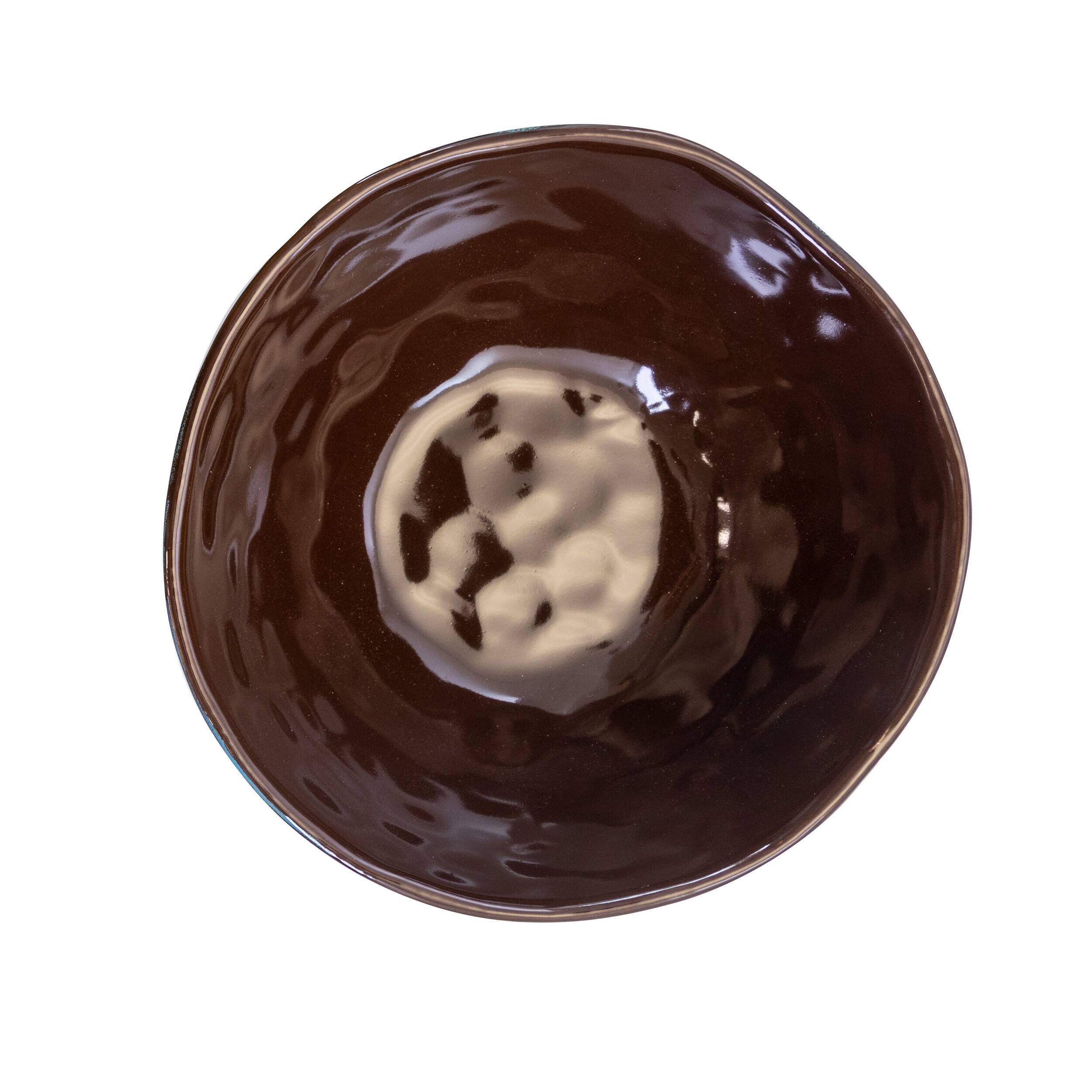 Alt View 4. Elama - Elama Sea Glass 16 Piece Luxurious Stoneware Dinnerware with Complete Setting for 4 - Blue.