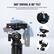 360° SWIVEL & 90° TILT
The metal ball head has a U notch design for 360° rotation and 90° tilt, enabling seamless switching between portrait and landscape modes.
20°
90°
360°
U Notch
1
2