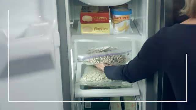 Glass freezer shelves