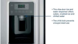 Features: GE 25.4 Cu. Ft. Side-by-Side Refrigerator