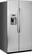 Angle. GE - 25.4 Cu. Ft. Side-by-Side Refrigerator with Thru-the-Door Ice and Water.