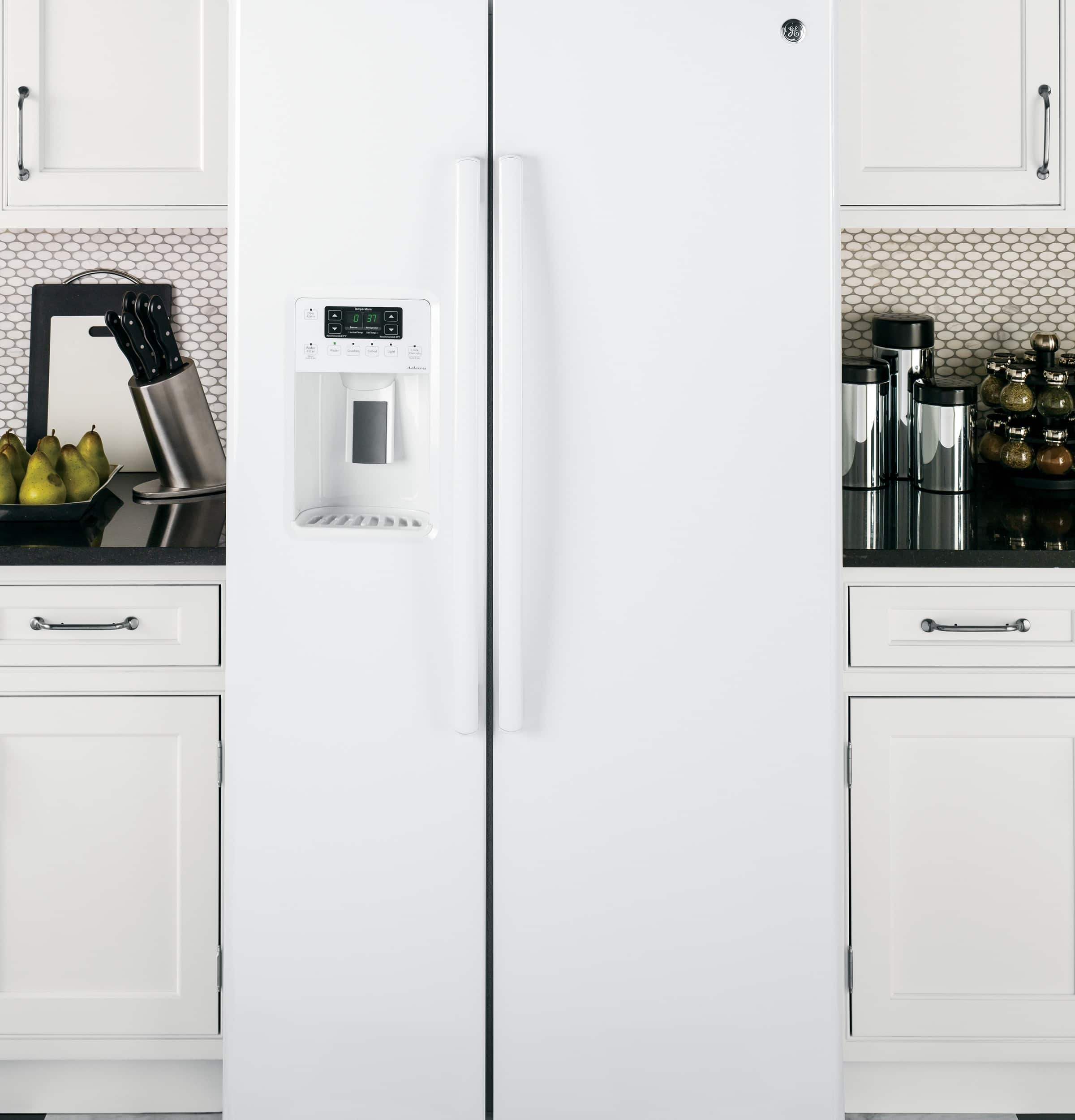 Ge adora side on sale by side refrigerator