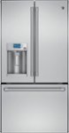 Front. Café Series 27.8 Cu. Ft. French Door Refrigerator with Thru-the-Door Ice and Water.