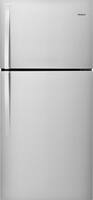 Whirlpool - 19.3 Cu. Ft. Top-Freezer Refrigerator - Monochromatic Stainless Steel - Front_Zoom